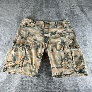 Levis Cargo‎ Shorts 36 Camoflauge Utility Army Pockets Outdoor Gorpcore